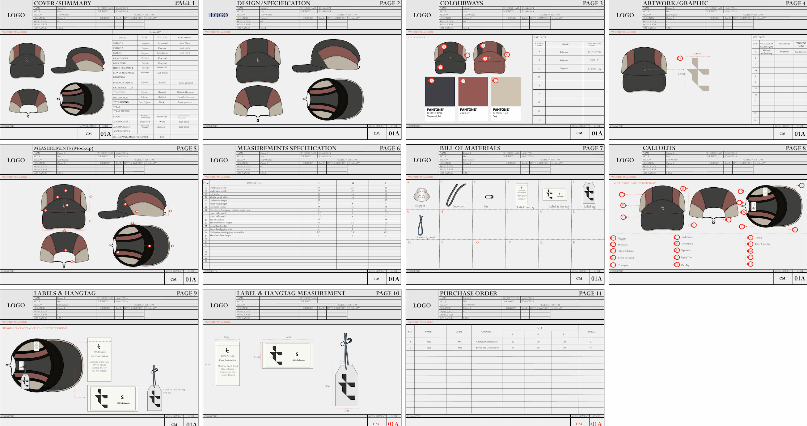 Techpack Template